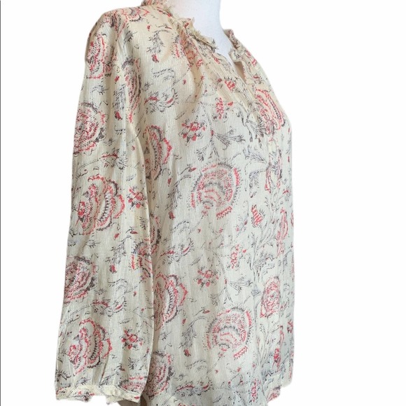 Madewell Shirred Popover in Turkish Garden Large - Picture 12 of 12